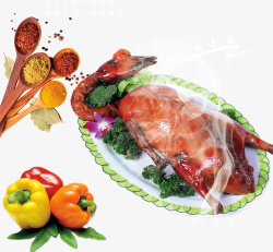 肉焖卷子美味焖鹅肉美食餐品高清图片
