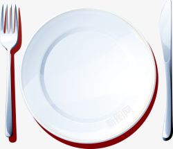 刀勺叉礼仪餐桌高清图片