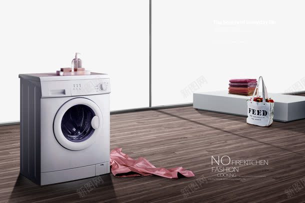 洗衣机实物psd免抠素材_新图网 https://ixintu.com 产品实物 洗衣机 电器 电器画册内页