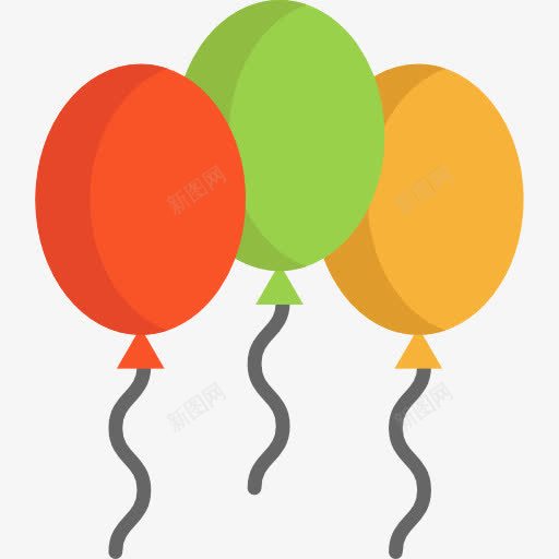气球图标png_新图网 https://ixintu.com 庆祝 新年 杂项 气球 狂欢 生日 聚会 装饰