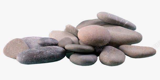 大自然石头png免抠素材_新图网 https://ixintu.com 叠加 块状椭圆形 小型岩体 石头堆 矿物质凝结物