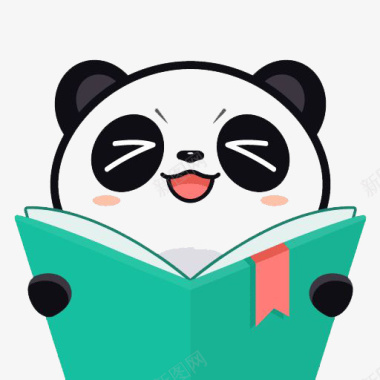 熊猫看书应用图标logo图标