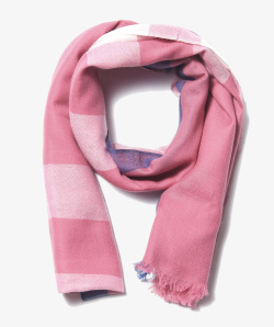 粉色围巾素材