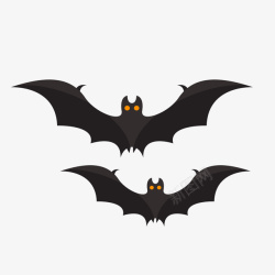 蝙蝠飞翔蝙蝠装饰案矢量图高清图片