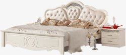 公主床欧式床家具欧式床床头柜高清图片