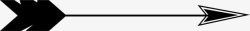 向右方向创意黑色箭头图标高清图片