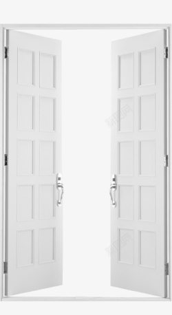 门板设计简欧白色双开门高清图片