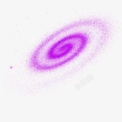 太空星系紫色星云素材
