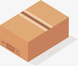 箱子PNG图一个纸盒子矢量图高清图片