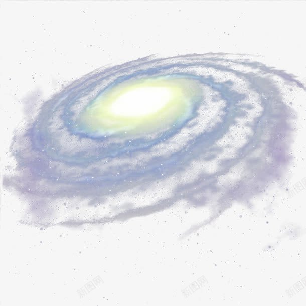 蓝色螺旋星系png免抠素材_新图网 https://ixintu.com 星系 星际云 漩涡 蓝色 螺旋星系 行星 银河星系 银河系