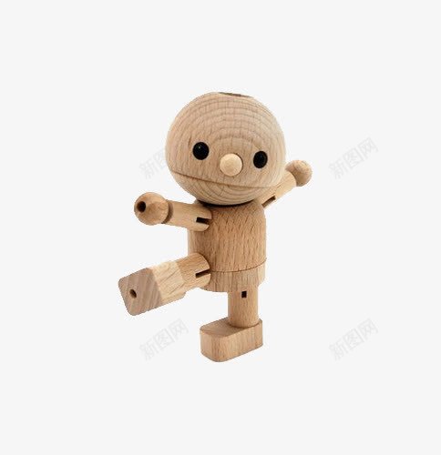 木头人玩具png免抠素材_新图网 https://ixintu.com 前进的木头人 木头人 玩偶 玩具