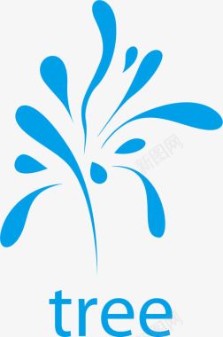 环保创意装饰树图标图标