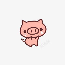 猪表情表情图小猪高清图片
