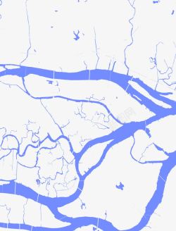 另类蓝色地图大学城素材