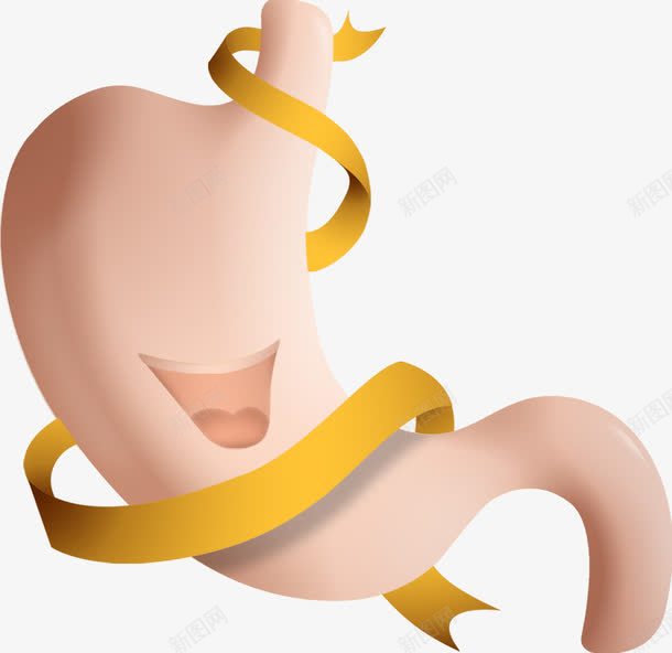 卡通保护肠胃宣传图png免抠素材_新图网 https://ixintu.com 卡通 可爱 广告 肠胃 胃病