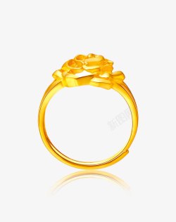 永恒的爱情戒指图案首饰黄金戒指高清图片