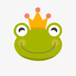 戴皇冠的青蛙青蛙王子高清图片