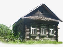 古旧建筑小木屋高清图片