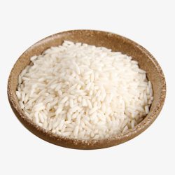精选靓米产品实物长江米白糯米高清图片