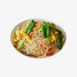 经典小吃产品实物传统美食炒米线高清图片