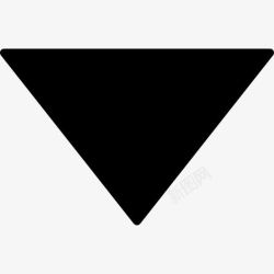 向下三角倒三角图标高清图片