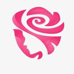 不吃药花朵创意女性减肥logo图标高清图片