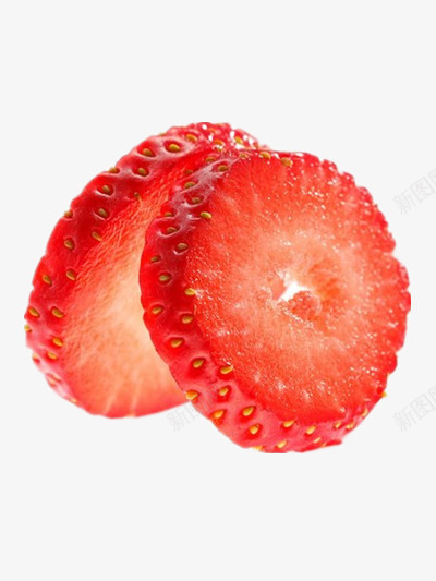 草莓png免抠素材_新图网 https://ixintu.com 水果 红色 草莓切片