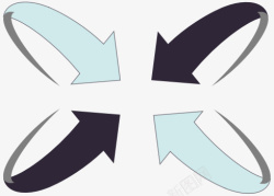 对角箭头4个对角箭头元素高清图片