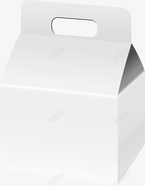 卡通白色快餐外卖盒子模板png免抠素材_新图网 https://ixintu.com 卡通礼盒 外卖盒子 快餐盒子 白色盒子模板 盒子模板免扣 纸盒