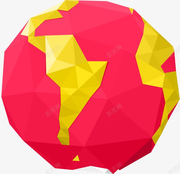 创意卡通地球png免抠素材_新图网 https://ixintu.com 保护地球 创意地球 地球 红色气球