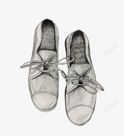 手绘复古皮鞋png免抠素材_新图网 https://ixintu.com 手绘 日系 水彩 皮鞋 鞋子