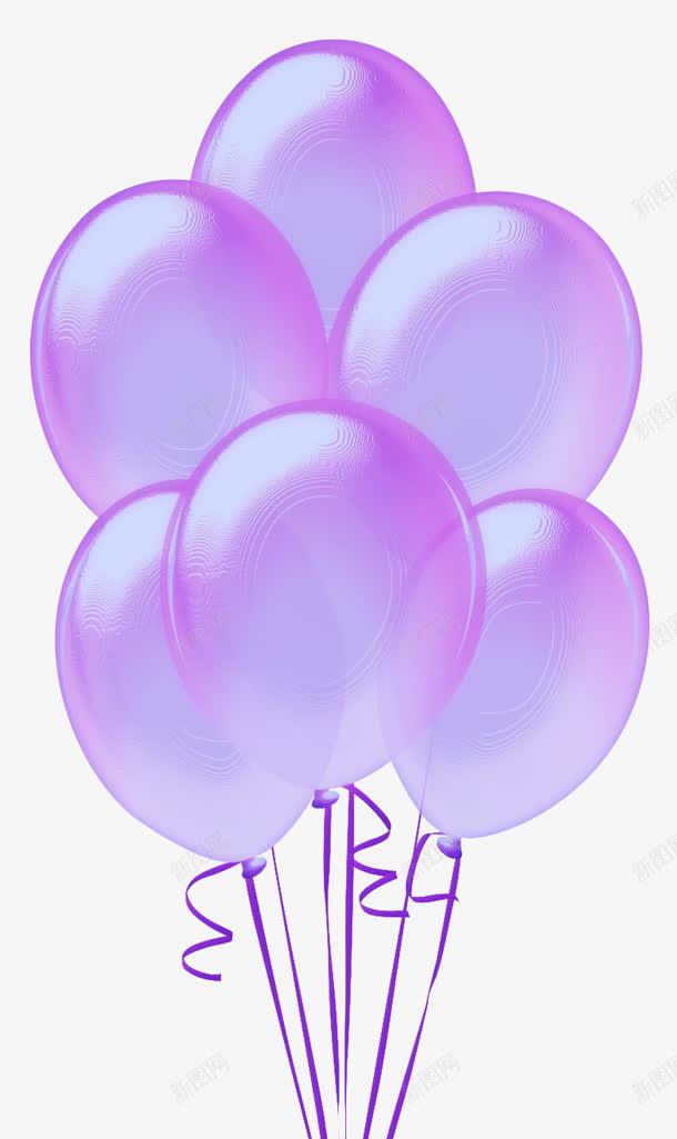 紫色贴玻璃气球png免抠素材_新图网 https://ixintu.com 免抠 气球 素材 紫色 贴玻璃