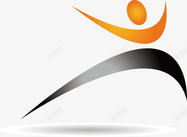 创意体育运动图标元素矢量图ai_新图网 https://ixintu.com logo设计 体育 体育运动 创意图标 奥运会 标志 简约的 设计 运动 运动会 运动小人 矢量图