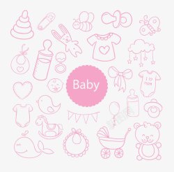 母婴图案婴儿玩具图案母婴用品图案高清图片
