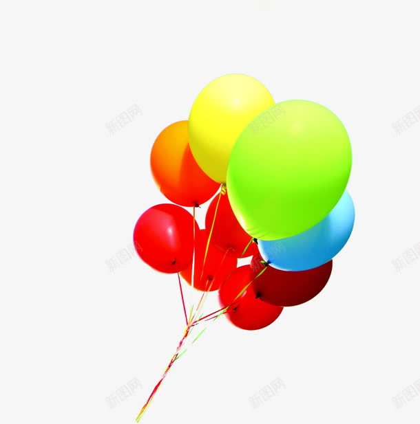 彩色气球装饰节日png免抠素材_新图网 https://ixintu.com 彩色 气球 节日 装饰