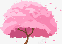 粉色的樱花树粉色美丽浪漫樱花树高清图片