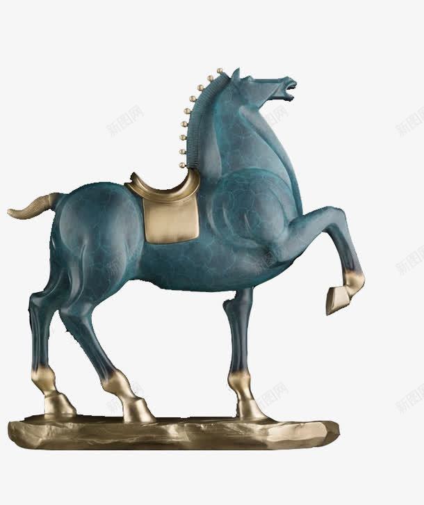 马的雕塑png免抠素材_新图网 https://ixintu.com 一马当先 产品实物 家居摆件 绿色 马