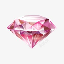 钻石装饰彩色钻石装饰元素矢量图高清图片