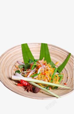 沙律泰国青木瓜沙律高清图片