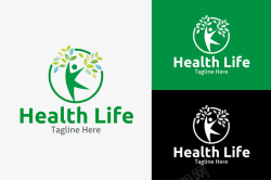 简约大气移动生活圆形的健康logo矢量图图标高清图片