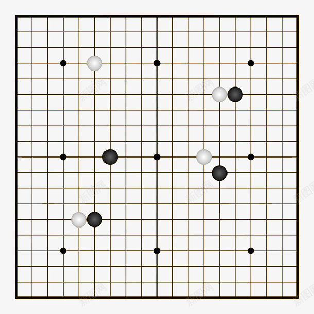 一个黑白围棋矢量图ai免抠素材_新图网 https://ixintu.com 下围棋 下棋 中国围棋 五子棋 五子棋围棋 五子棋桌 五子棋棋盘 围棋 矢量围棋 矢量图 黑白棋子