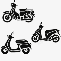 骑电动车图标各种电动车标志图标高清图片