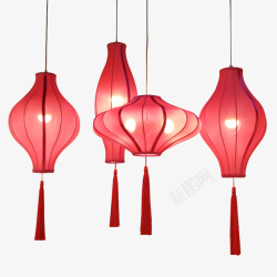 新中式复古中国风鸟笼灯素材