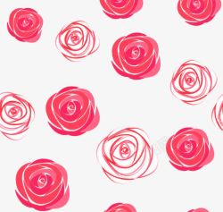 玫瑰花底纹背景水彩玫瑰花朵无缝背景高清图片