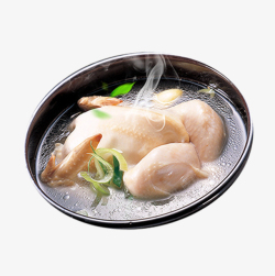 煲汤素材产品实物营养老母鸡汤高清图片
