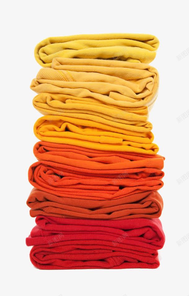 红橙黄渐变时尚女装png免抠素材_新图网 https://ixintu.com 一堆衣服 上衣 堆 女装 实物 折叠 时尚 橙色 毛衣 红色 衣服 针织衫 鲜明 黄色