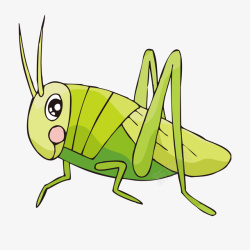 卡通蟋蟀蟋蟀昆虫矢量图高清图片