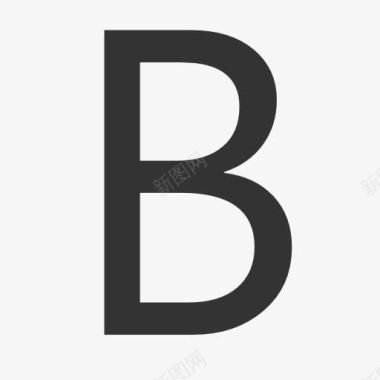 大写字母Bicon图标图标