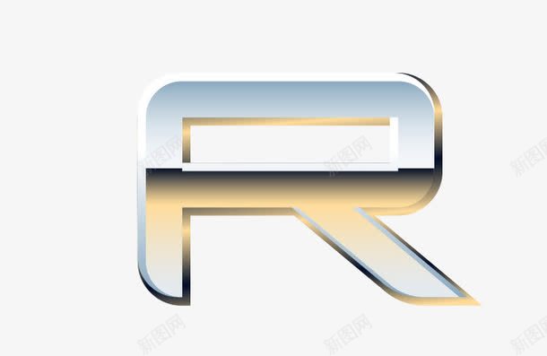 金属质感字母Rpng免抠素材_新图网 https://ixintu.com 创意字母 现代 金属质感字母数字