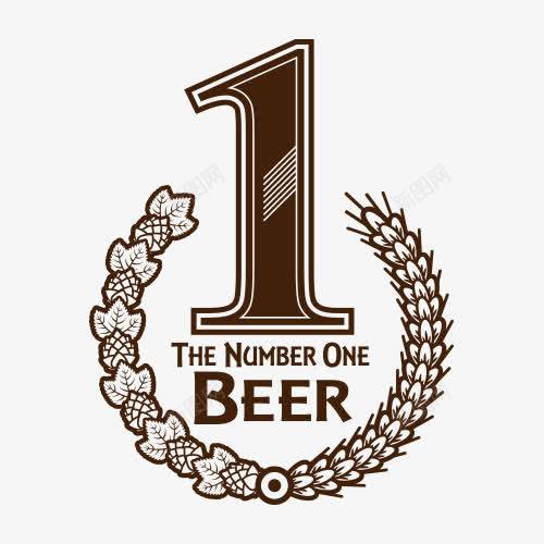 1周年标签图标png_新图网 https://ixintu.com 啤酒节 图标 标签 欧式 麦穗